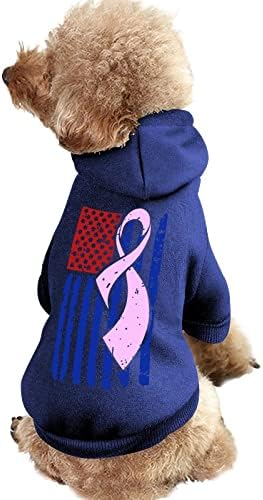 סרט מודעות דגל אמריקאי דגל קפוצ'ונים מחמד חיות מחמד בגדים רכים כלבים חמים סוודר חיות מחמד עמיד עם כובע
