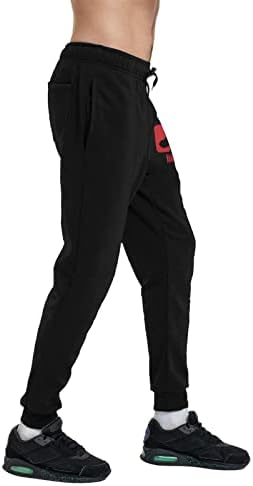 מכנסי טרנינג מכנסיים ארוכים מכנסי טרנינג כותנה אופנה מזדמנת לגברים אימון חדר כושר