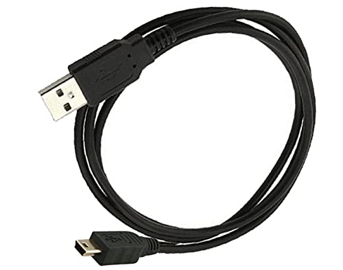 כבל כבל USB מיני USB תואם ל- Sony CyberShot DSC-H5 DSC-H2 DSC-H1 DSC-R1 L1 קורא בקר DSC-V1 V3 W1 W5 W7