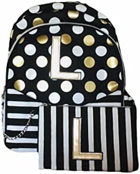 Tween Tween Justice Stripe Black & DOT תרמיל ראשוני ותחום WRISTLET