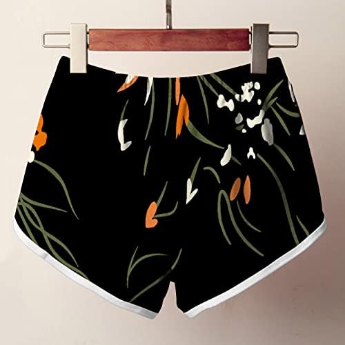 מכנסי שחייה קצרים לנשים, מכנסיים קצרים פרחוניים קיץ מכנסיים קצרים של מכנסיים קצרים של מכנסיים קצרים מכנסיים קצרים