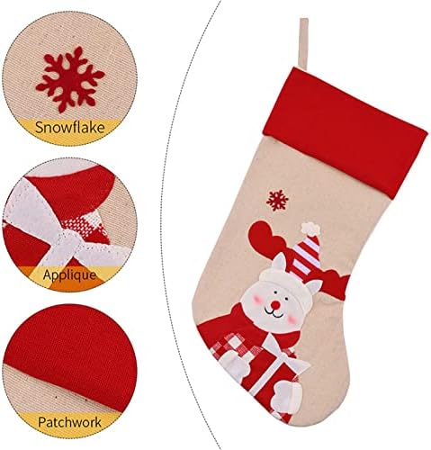 כדורי חג מולד גדולים גרביים גדולות גרבי ממתקים קישוטים לחג חג המולד קישוטי מסיבות חג מולד פינגווינים