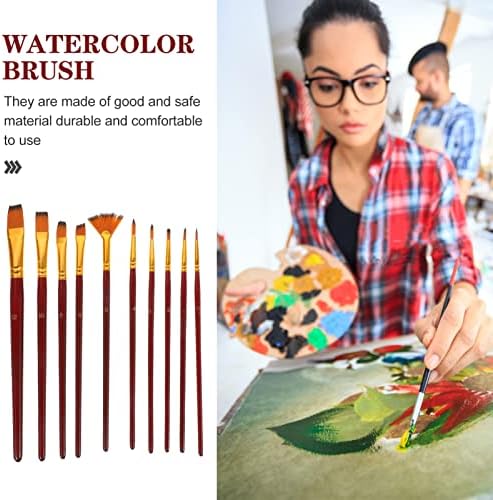 חליפות לילדים של ויקסקי 10 יחידים מברשת צבע סט אמנות ציור כלים