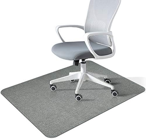 מחצלת כיסא משרדי לפרקט/רצפת אריחים, 47 על 36 1/6 אינץ' עבה מחצלת כיסא משחקי מחשב מגן רצפה בערימה נמוכה