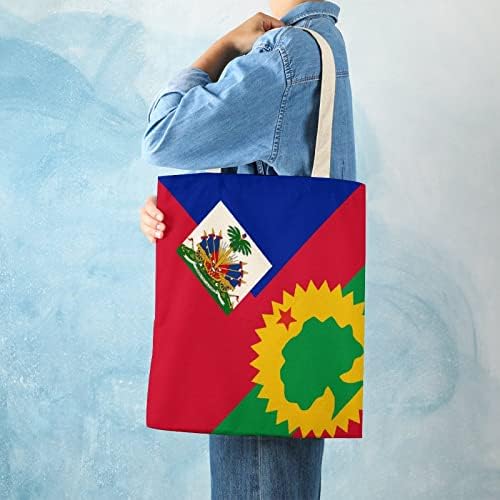 Haiti oromo שחרור דגל קדמי בד תיק תיק טוט