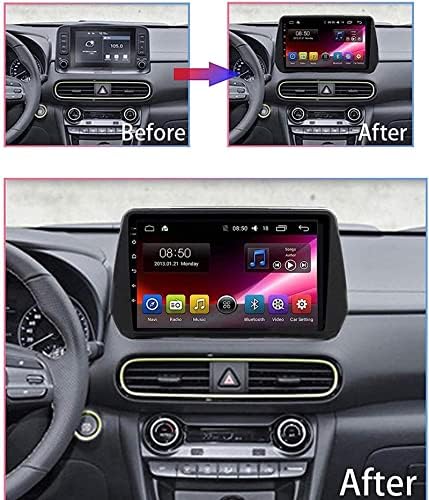 רדיו Auto-Steo בגודל 9 אינץ 'עבור hy.un.dai tucson 2018 2019, אנדרואיד 8.1 יחידת ראש ניווט GPS, Bluetooth/FM/Video/WiFi/Mirrorlink/Camer