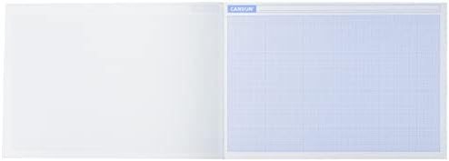 CANSON A4 90 GSM צד קצר מכרית מודבקת הדפסה כחולה מילימטר נייר ציור