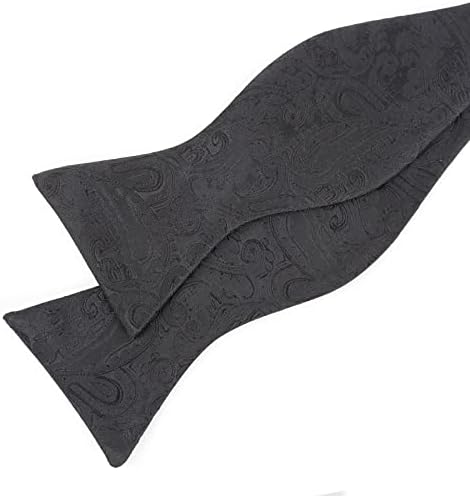 אליזאל גברים פייזלי אקארד עניבה עצמית עניבת פרפר כיס מרובע סט