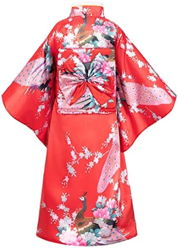 אליבל יפני מסורתי שמלת קימונו חלוק לילדים בנות תלבושות