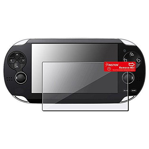 Insten 3 x מגן מסך ברור לשימוש חוזר תואם לפלייסטיישן Sony PS Vita / PS Vita 2000