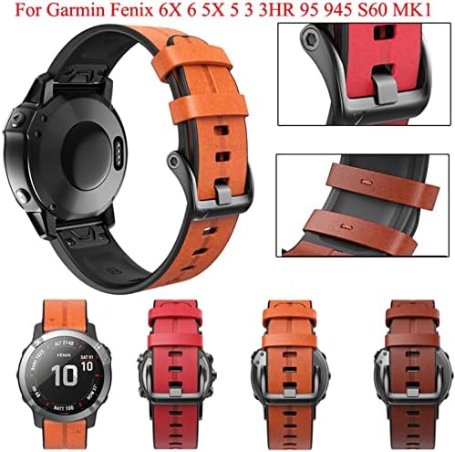 KFAA 26 22 ממ רצועת רצועת רצועת Garmin Fenix ​​7 7x 6 6x 5x 5 3 3HR Forerunner 935 945 שחרור מהיר