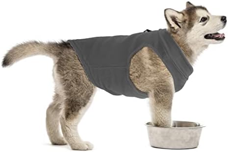 צמר קוטב קוטב בגדי חורף בגדי חיות מחמד, סוודר כלבים עם טבעת רצועה ז'קט כלב סוודר חם לחורף סוודר כלב מעיל מזג