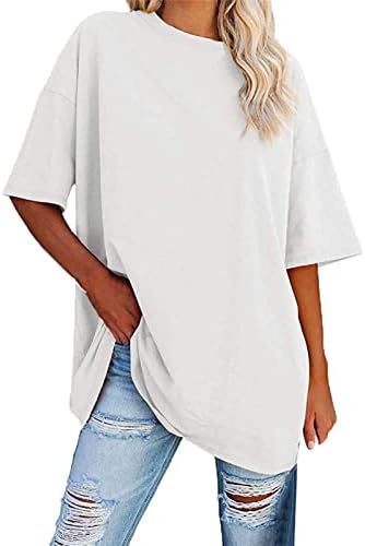 ארוך שרוול חולצות לנשים גבוהות נשים של ארוך שרוולים למעלה גדול חולצה פסים חולצה צוות צוואר חגור