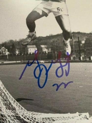 Gary Gait יד חתמה 11x14 צילום אוויר אוויר סירקוזה לקרוס אגדה PSA - תמונות ספורט עם חתימה