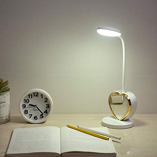 Teerwere מנורת שולחן ליד המיטה מנורת שולחן LED רב -פונקציונלית USB נטענת מגע נטענת מחזיק עט טלפון