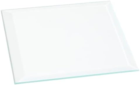כיכר פלימור 3 מ מ זכוכית משופעת שקופה, 3.5 אינץ ' על 3.5 אינץ