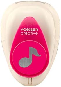 Vaessen Creative Craft נייר אגרוף קטן, תו מוזיקלי, לפרויקטים של DIY, Scrappooking ו- Cards, Multi