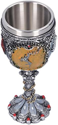 מימי הביניים האריה זאב צבי גביע, נירוסטה שתיית כוס רומנטי חידוש גותי דפוסים יין ויסקי כוס מתנה עבור
