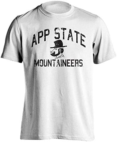 מטפסי הרים של מדינת אפלצ'ים רטרו רטרו במצוקה חולצת טריקו שרוול קצר