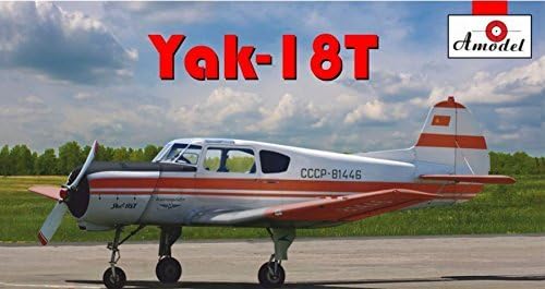 ICM Yakovlev Yak-18t Aeroflot אדום 1/48 Amodel 4810