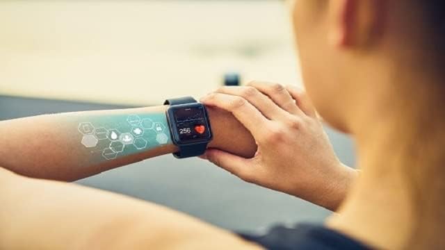 שעון חכם של Amaztech לגברים נשים, גשש כושר פעילות עם צג שינה דופק Alexa IP68 מובנה אטום למים תואם לאייפון אנדרואיד