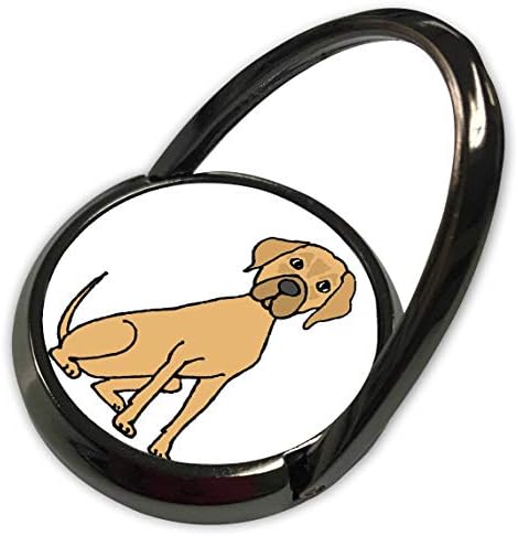 3 דרוז כל חיוכים אמנות - חיות מחמד - חמוד מצחיק רודסיאן רידגבק גור מצויר של כלב - טבעת טלפון