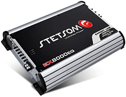 StetSom Ex 8000 Eq 2 אוהם מונו מגבר שמע, 8000.1 8K Watts RM