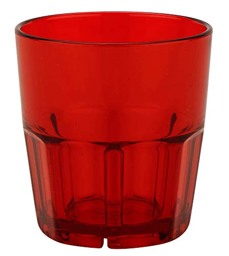 לקבל. 9909-1-R-EC כוס פלסטיק פנוס כבד כבד, 9 אונקיה, אדום