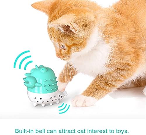 אינטראקטיבי חתולי צעצוע חשמלי לחיות מחמד שיניים ניקוי כלים אוטומטי חתולי מברשת שיניים חתול