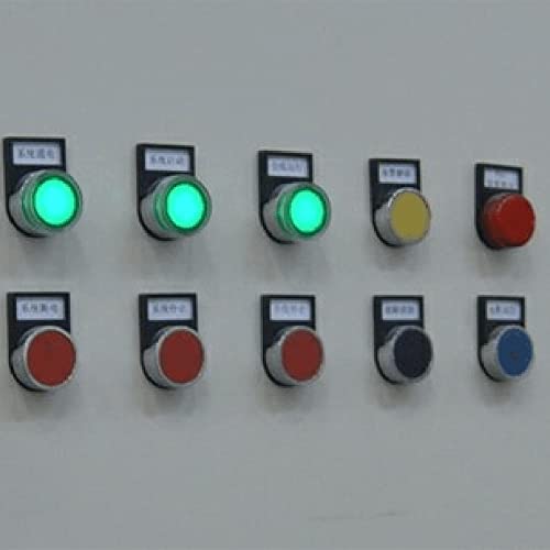מחוון אות OTHMRO אור מקף אור DC 220V, נורות LED ניאון NXD-21 אדום, 35 ממ 1.38 אינץ
