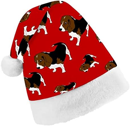 ביגל גור חג המולד סנטה כובע עבור אדום חג המולד כובע חג טובות חדש שנה חגיגי ספקי צד
