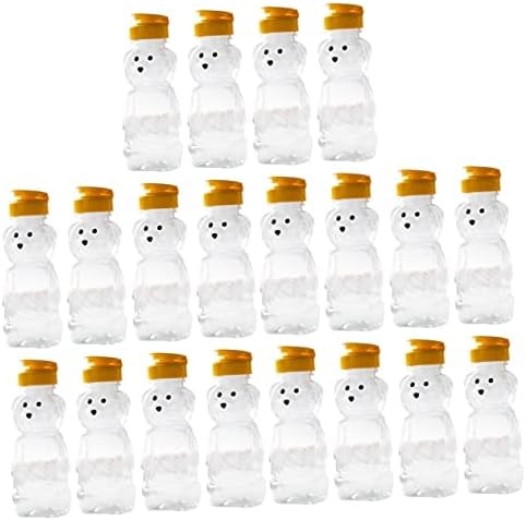 Kisangel 20 PCs נושאים בקבוק מים מפלסטיק בקבוקי מים פלסטיק לבקבוק מים לילדים לילדים בקבוק תה חלב