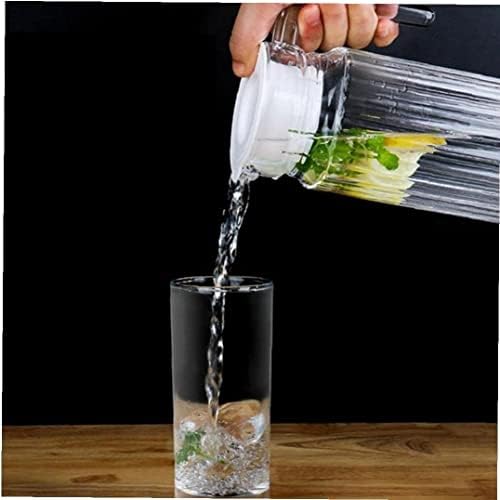 KEJAN 2 PCS מכסי קנקן מים זכוכית מכסי מזון בדרגת פלסטיק אנטי-אבק עמיד כיסויי פקקים למים כד זכוכית כד