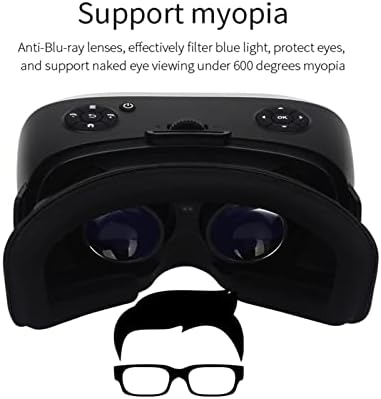 מכונה משולבת VR 2K HD WiFi 3D משקפיים חכמים 3G 16 גרם הכל בכוסות VR אחת במציאות מדומה קסדת VR VR קופסת