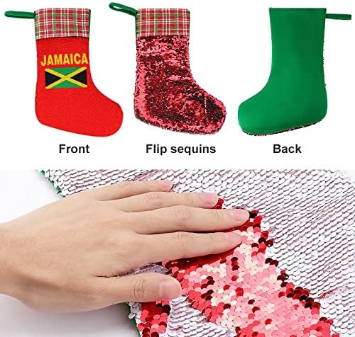 דגל של גרבי חג חג המולד של ג'מייקה, גרבי חג חג המולד, החלפת ציר קסום לחג המולד, גרביים תלויים גרביים