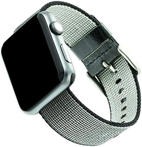 עם להקת מעצבי מעצבים תואמת את Apple Watch, מאובטחת, מתכווננת, להקת החלפה של Apple Watch, מתאימה לרוב מפרקי