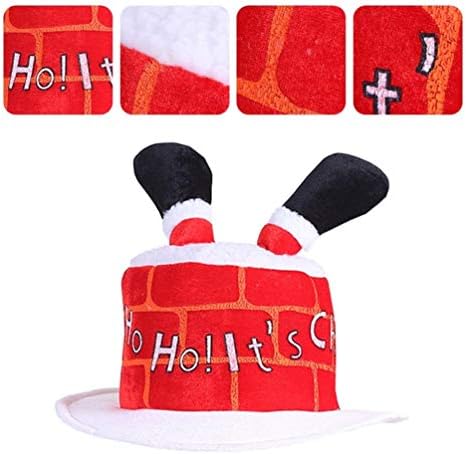 כובע סעיף סנטה כובע חידוש ארובה כובע חג המולד חג כובע מצחיק חג המולד כובע חג המולד כובע עבור מסיבת חג