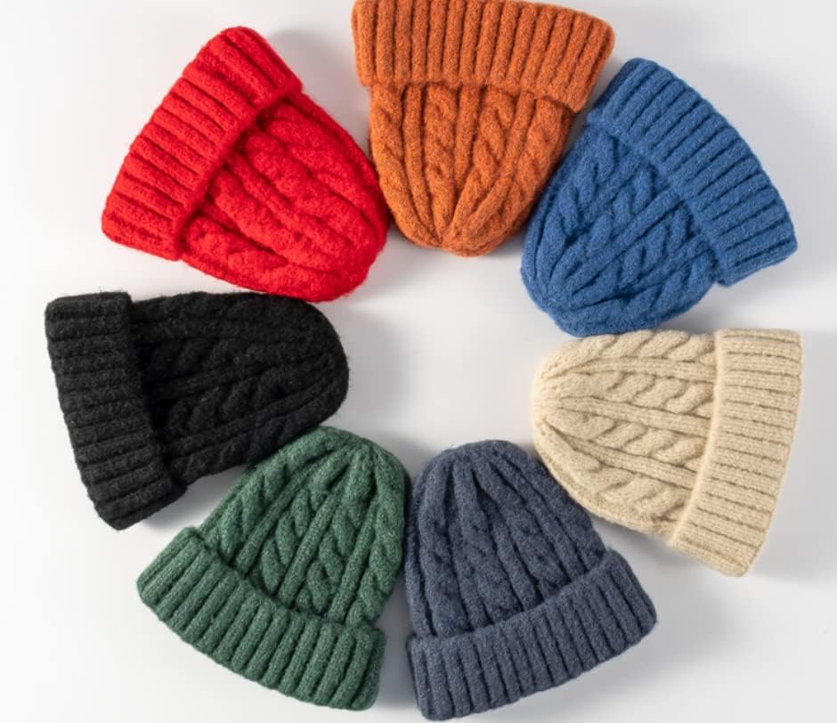 כפפות כובע סרוגות לגברים נשים ילד בחורף