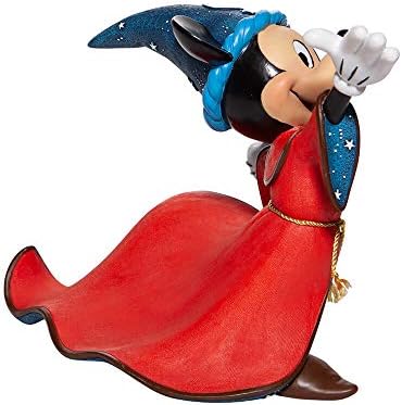 Enesco Disney Showcase Couture de Force Fantasia 80 שנה חניך מכשף מיקי מאוס פסלון, 8.74 אינץ ', רב