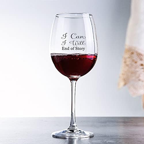 פונלוסי 17 עוז כוס יין אני יכול אני אסיים את הסיפור שתיית כלי זכוכית עבור קוקטיילים יין אדום או לבן מושלם עבור