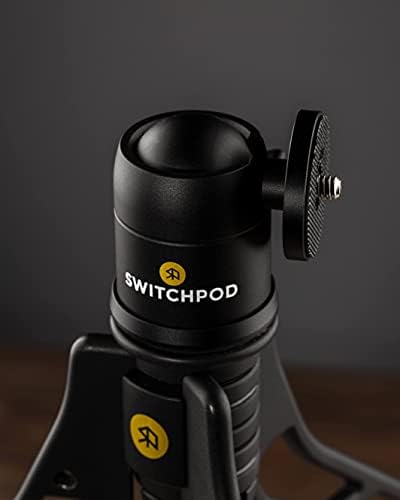 Switchpod Tripod & Ball Head Combo Bundle - חצובה נסיעות קומפקטית למצלמות או טלפונים