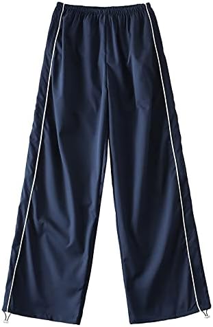 מכנסי מצנח של Yioaga לנשים מכנסי מטען רחבים y2k מכנסי טרנינג רופפים מכנסי רגל רחבים