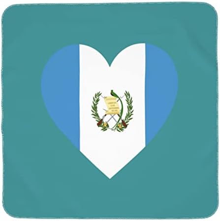 Love Guatemala Flag שמיכה לתינוק מקבלת שמיכה לעטיפת כיסוי חוט -יילוד של תינוקות