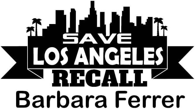 שמור את לוס אנג'לס - זכור את מדבקות ברברה פרר על ידי בדיקת עיצוב מותאם אישית