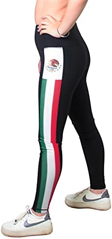 חזון תאום בגדי לבוש דגל מדינות מותניים גבוהות של נשים באורך מלא חותלות יוגה