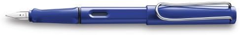 עט מזרקת ספארי כחול לאמי עם ציפורן בינונית ודיו כחול
