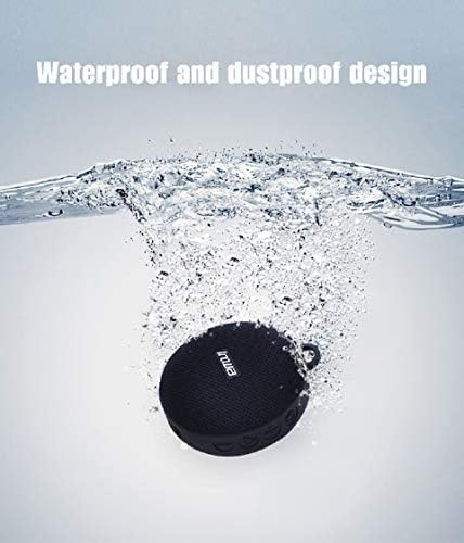 רמקול Bluetooth נייד משודרג קומפקטי 5W, סטריאו אלחוטי IP67 אטום למים וחיצים אטומים אבק, מגבר D