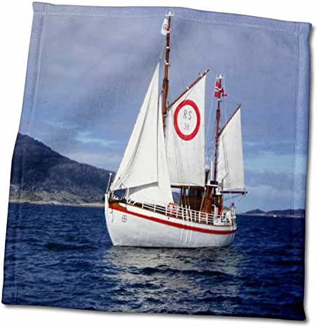 3D רוז נורווגי ספינת הצלה יד/מגבת ספורט, 15X22