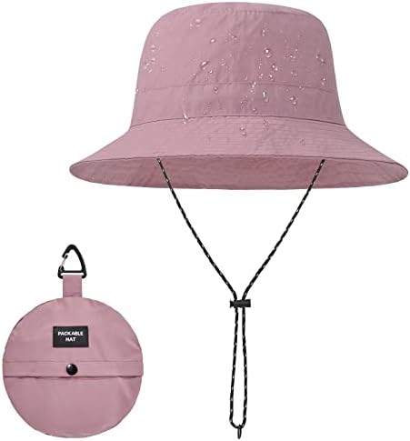 דלי כובע לנשים גברים עמיד למים רחב שולי שמש כובעי מתקפל בוני ספארי דיג טיולים חוף כובעים