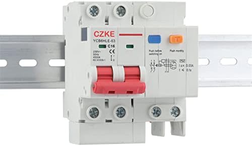 SNKB YCB6HLE-63 2P 30MA RCBO MCB מתג ראשי מתג מפסק זרם שיורי עם הגנת זרם יתר